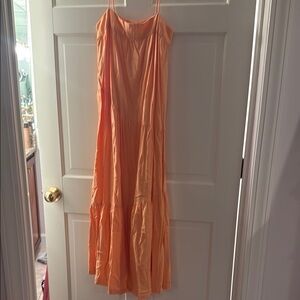 Abercrombie and Fitch Orange Maxi Dress